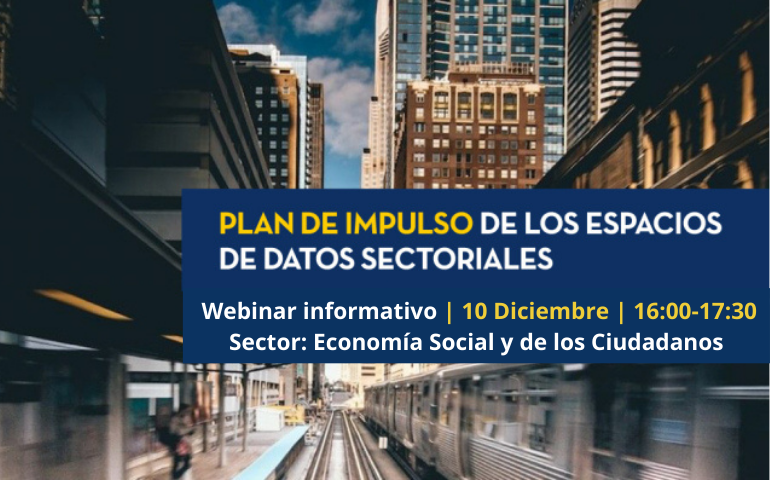 Webinar informativo ayudas Espacios de Datos | Sector: Economía Social y de los cuidados