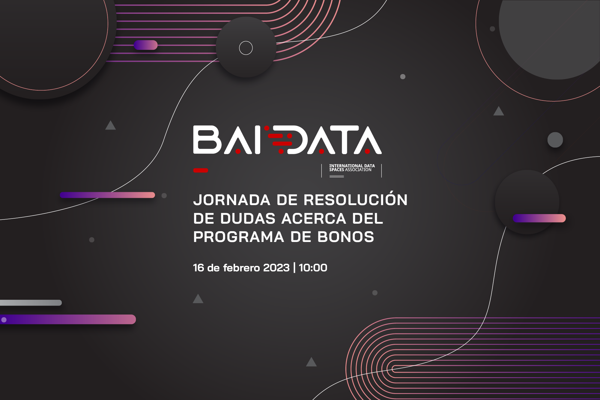 Jornada de resolución de dudas acerca del Programa de Bonos BAIDATA