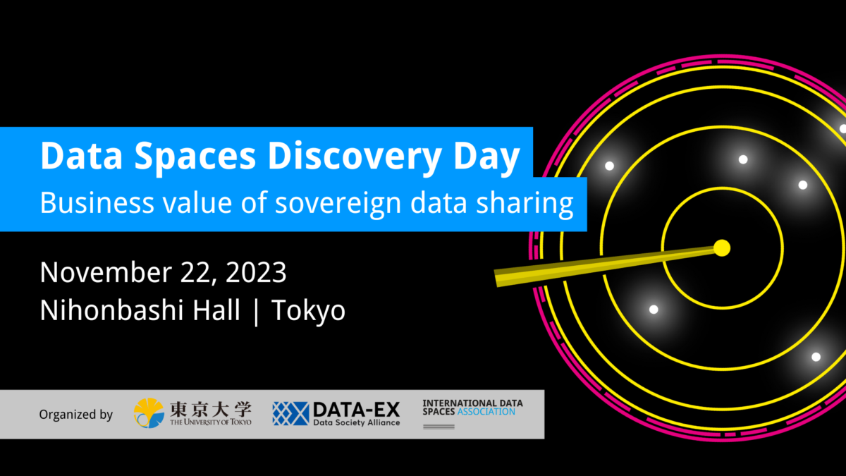 Data Spaces Discovery Day Tokyo | Business value of sovereign data sharing