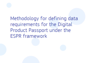 Requisitos de datos para el Pasaporte Digital de Producto